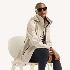 Bonded Rain Jacket,Stone,large