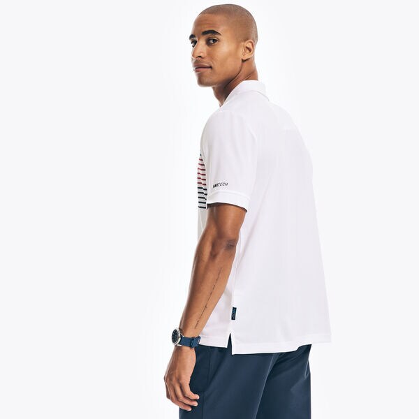 NAVTECH STRIPED CLASSIC FIT POLO