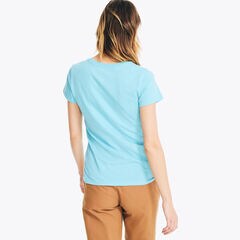 Sustainably Crafted Glitter Logo Graphic T-Shirt,Deep Dive Wash,large