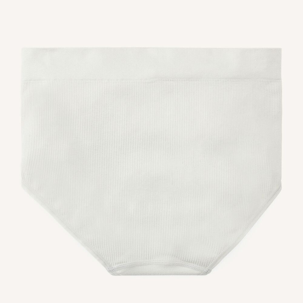 Ribbed Seamless Brief, 5-Pack,Dark Brown Heather,large