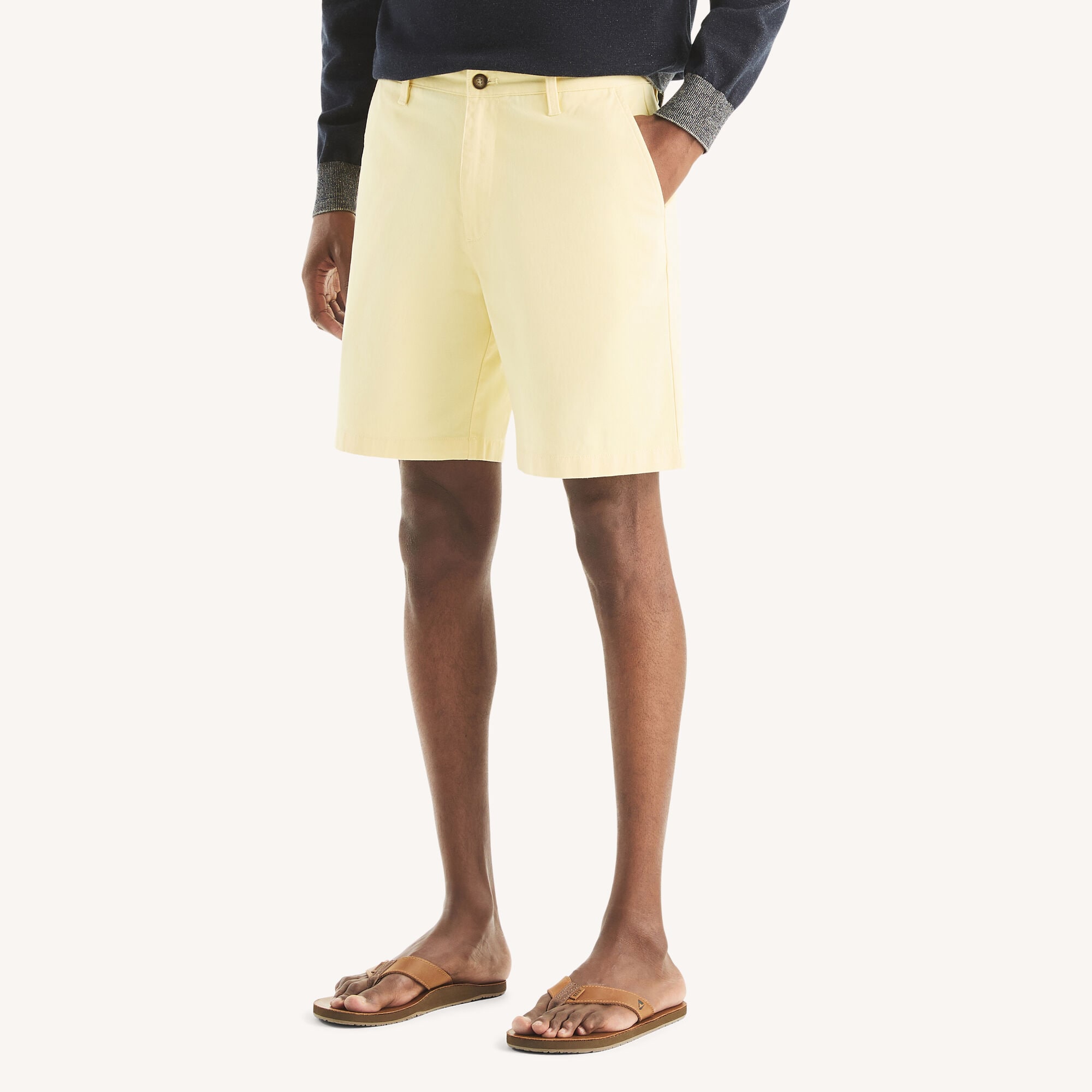 8.5" Stretch Deck Short,Cabana Yellow,large