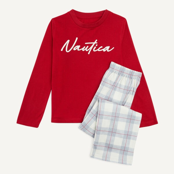 Kid's Family Plaid Pajama Set
