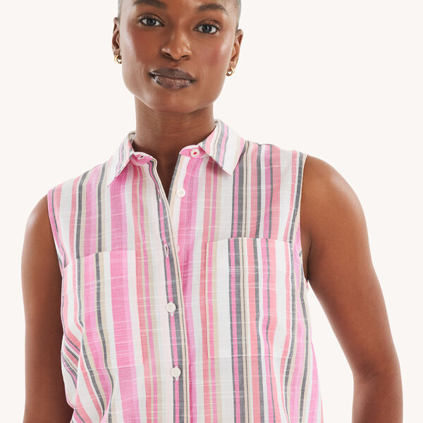 Striped Sleeveless Tunic