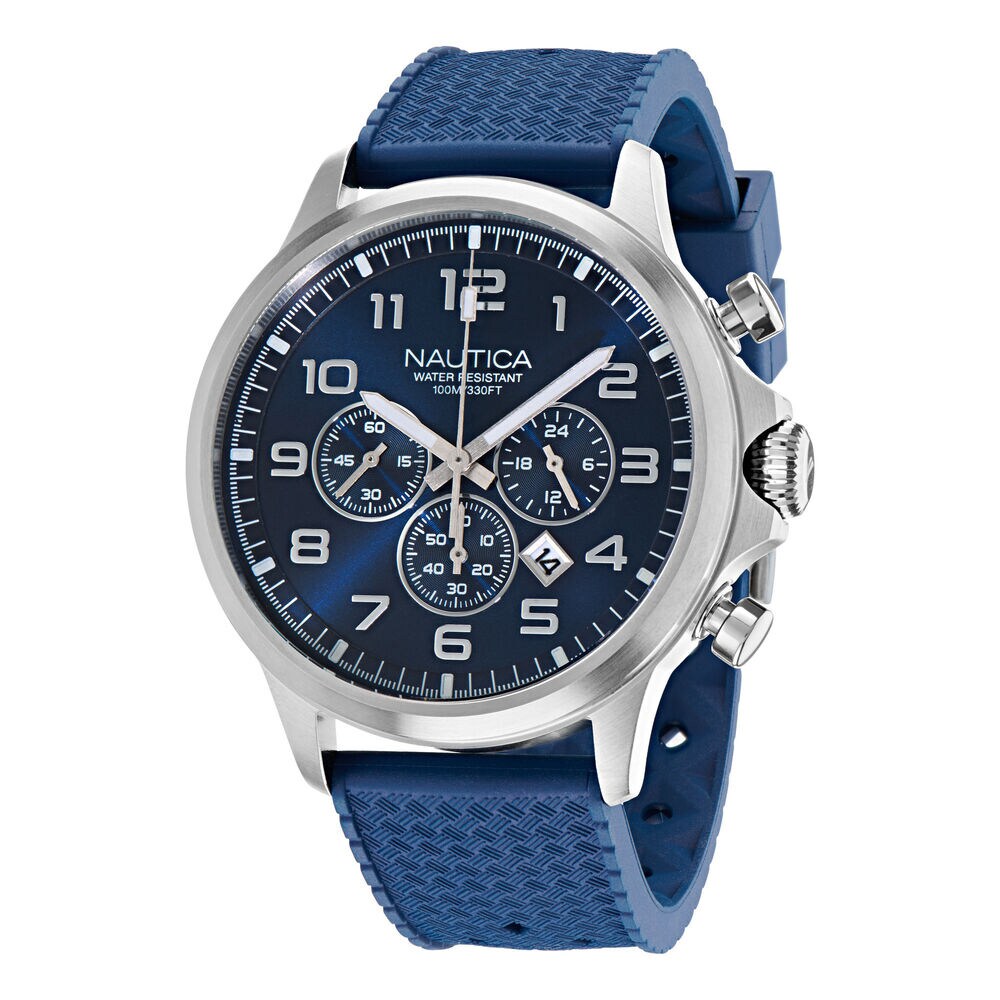 NCT Blue Ocean Stainless Steel Chronograph Watch,Multi,large
