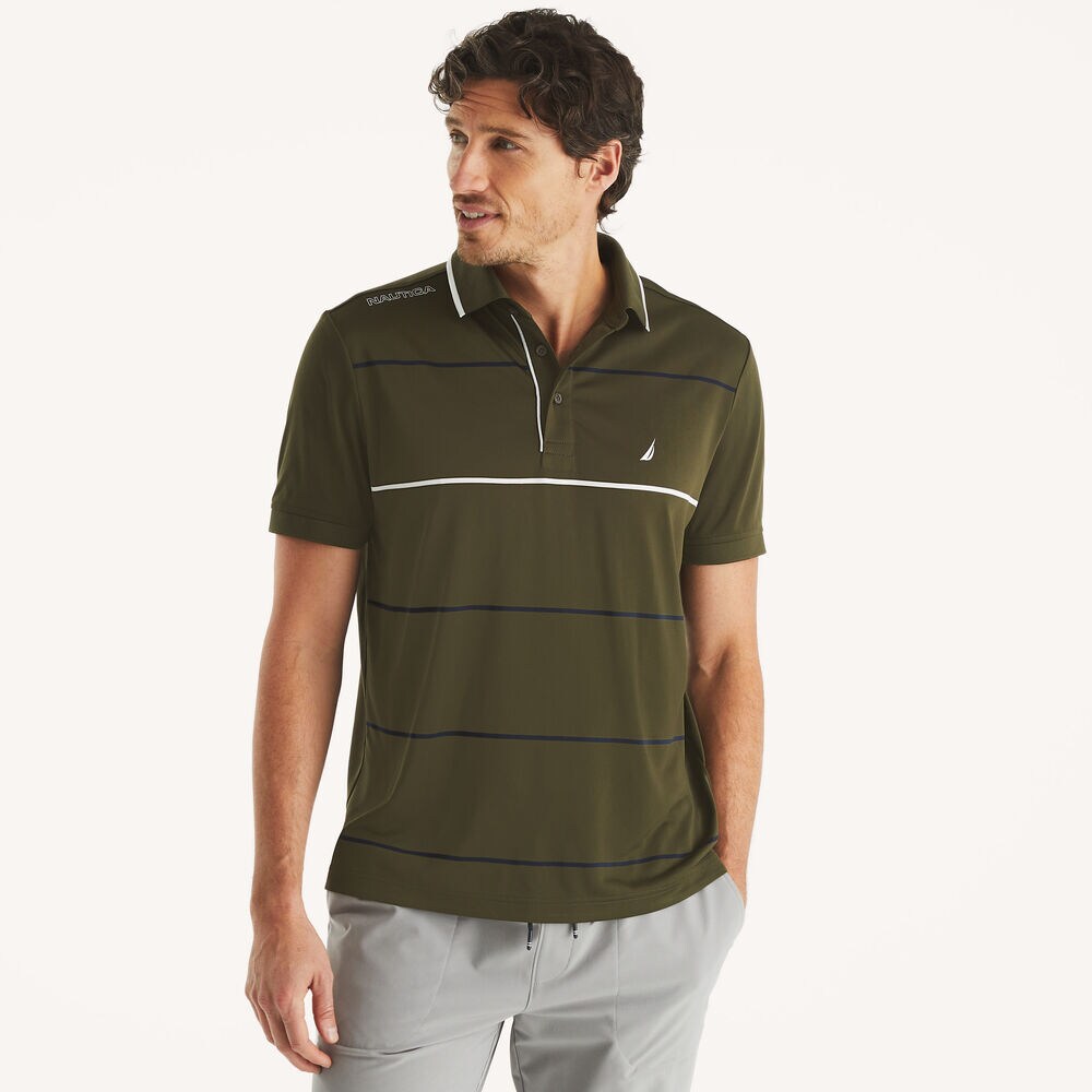 Navtech Classic Fit Polo,Olive,large