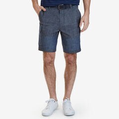 Modern Fit Chambray Cargo Short,Stormy Blue Wash,large