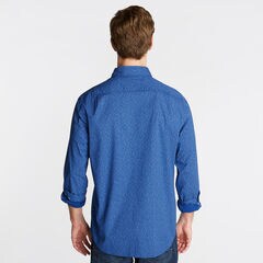 CLASSIC FIT STRETCH POPLIN SHIRT IN ABSTRACT DOT PRINT,Limoges,large
