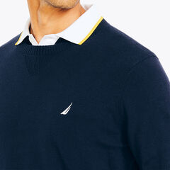Navtech Crewneck Sweater,Stellar Blue Heather,large