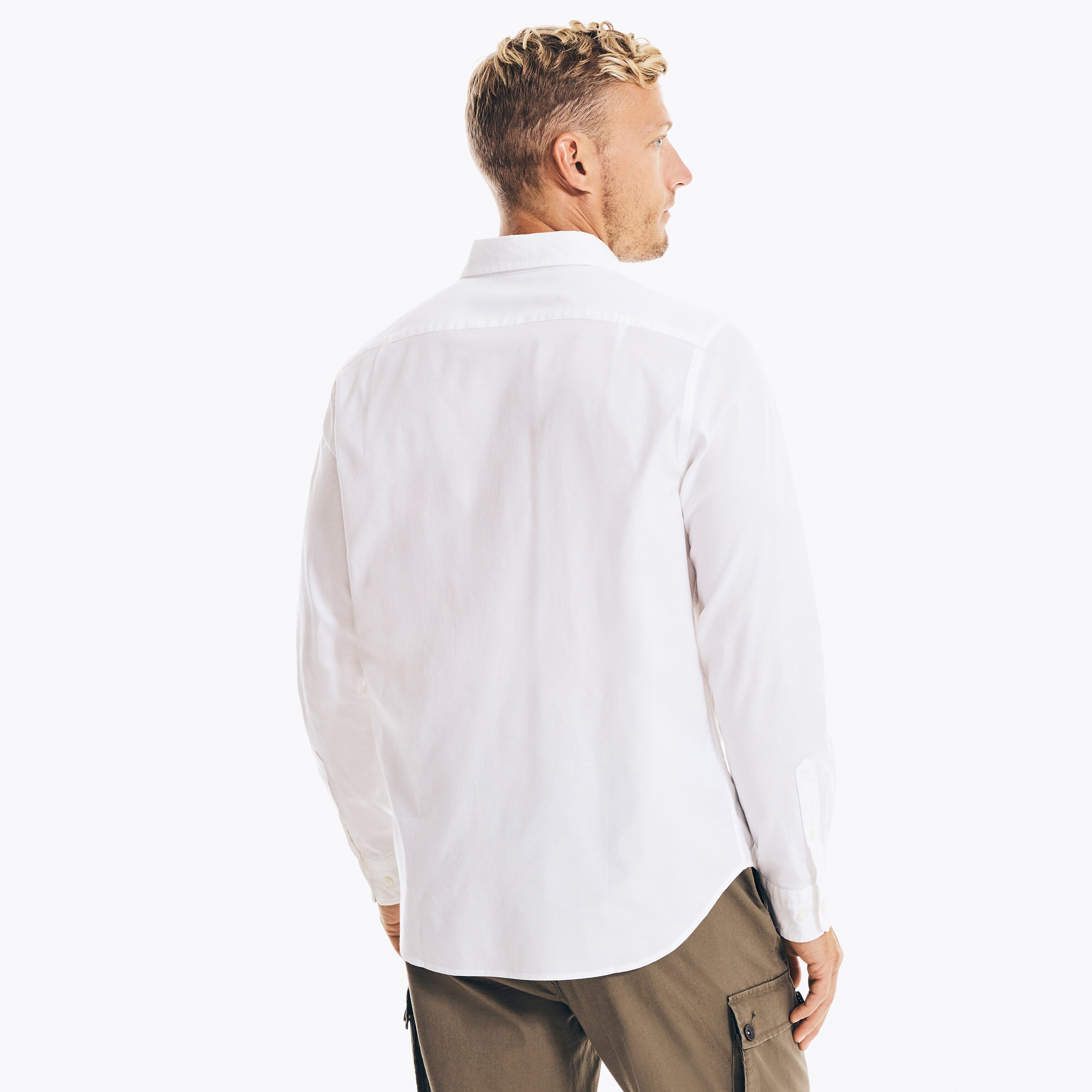 large white shirt