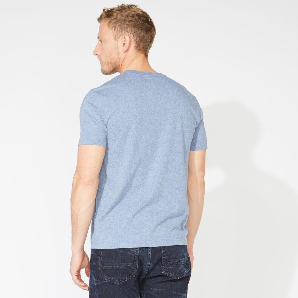 NAUTICA NAVAL STATION GRAPHIC TEE,Anchor Blue Heather,large