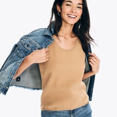 Sweater Tank,Woodrift Flax,large