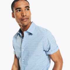 NAVTECH TRIM FIT SHORT-SLEEVE SHIRT,Dock Blue,large