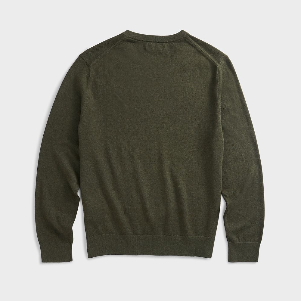 NAVTECH V-NECK SWEATER,Dark Hunter,large