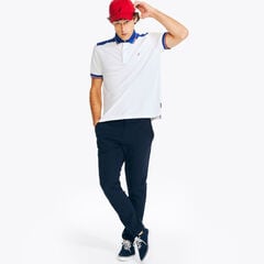 Navtech Classic Fit Polo,Bright White,large