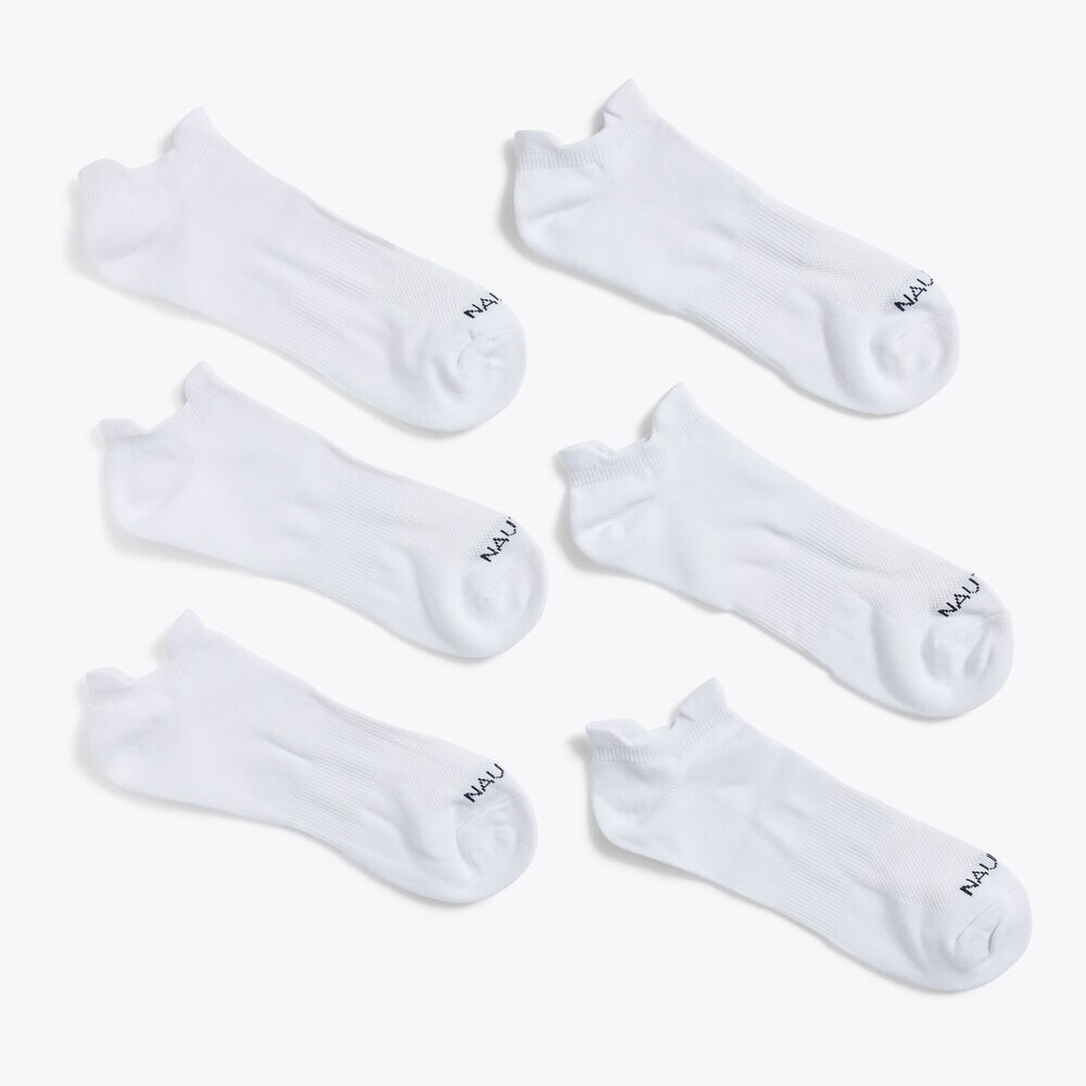 ATHLETIC LOW-CUT MICROFIBER SOCKS, 6-PACK,Charcoal,large