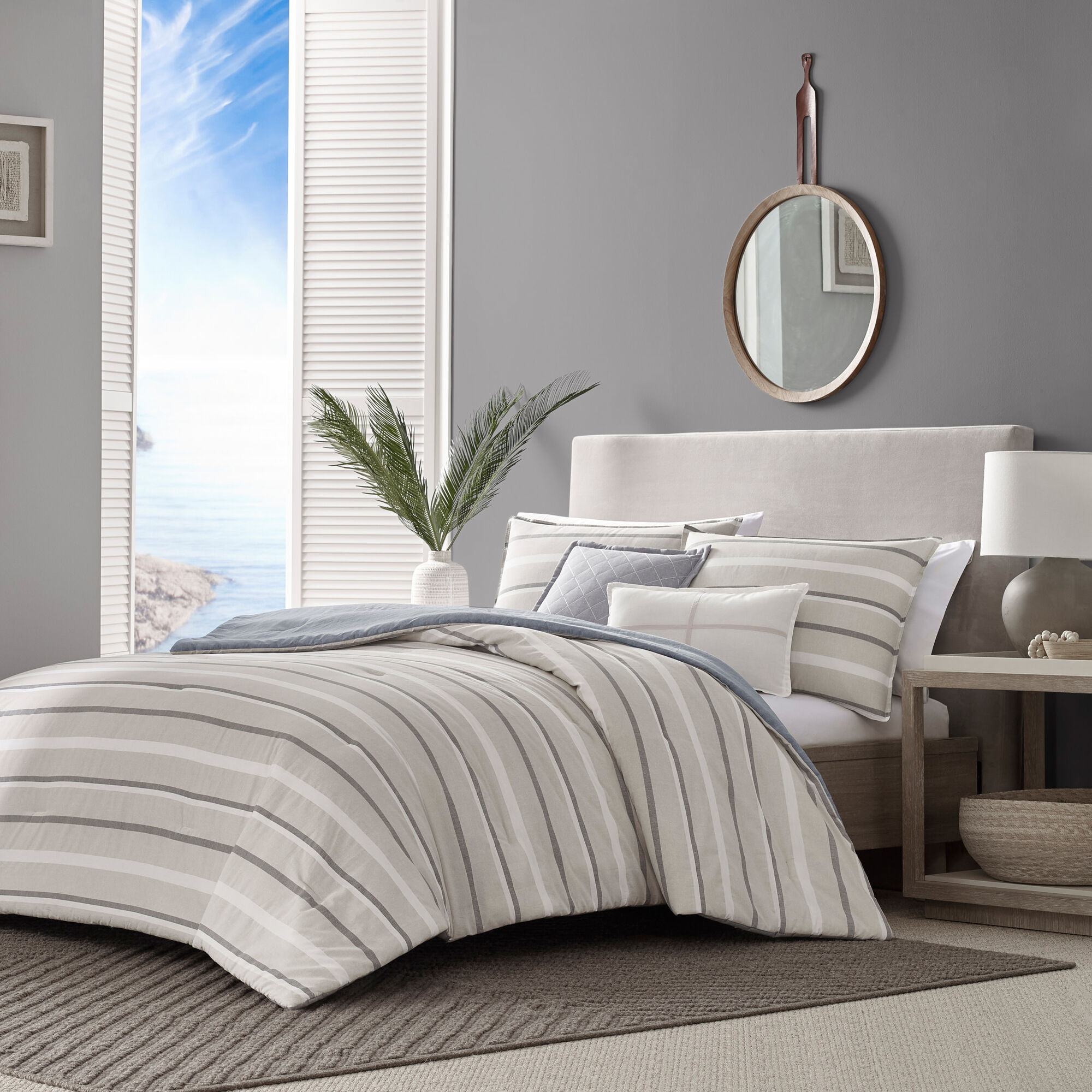 WOODBINE BROWN COMFORTER-SHAM BONUS SET,Multi,large