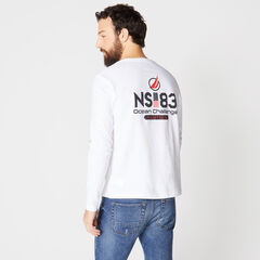 NS-83 OCEAN CHALLENGE LONG SLEEVE T-SHIRT,Bright White,large