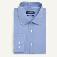 Slim Fit Wrinkle-Resistant Dress Shirt,J Navy,large