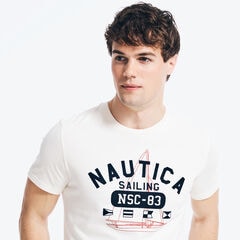 SAILING 83 GRAPHIC T-SHIRT,Sail Cream,large