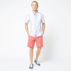 CLASSIC FIT VERTICAL STRIPE SHIRT,Bright White,large