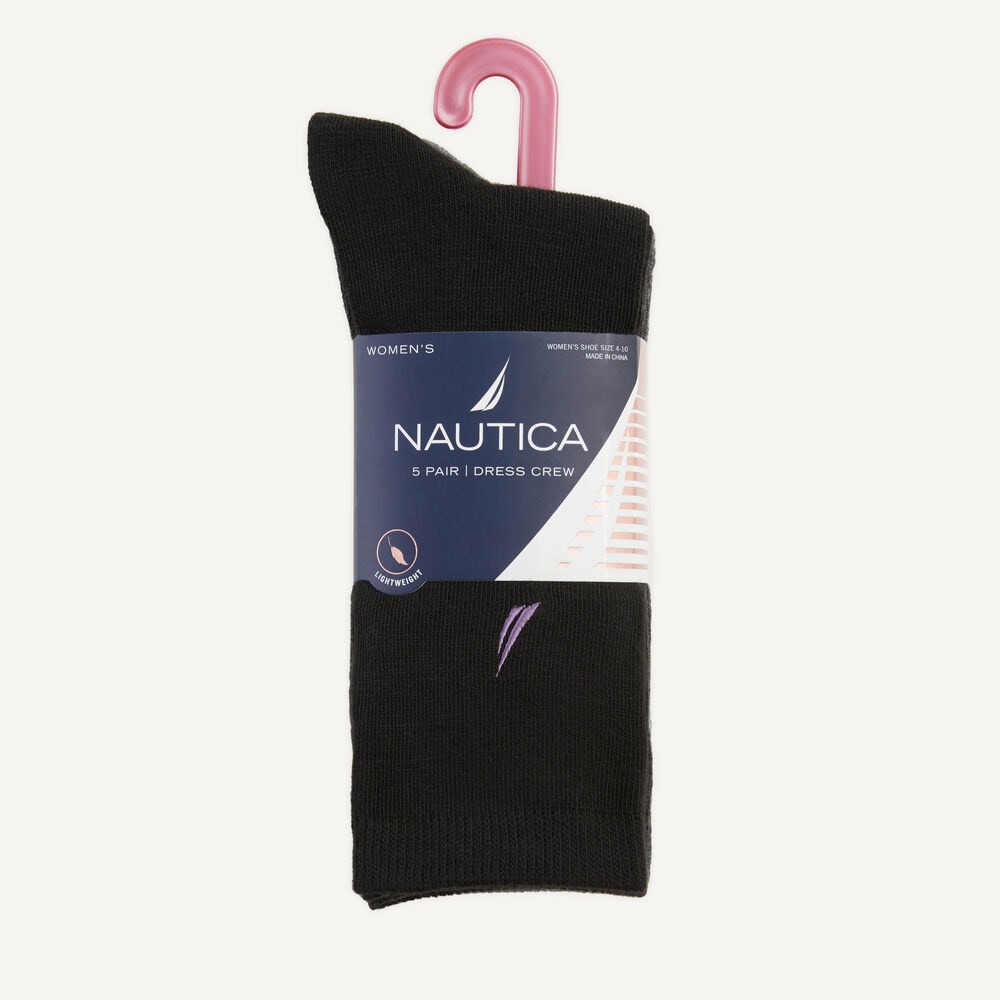 Crew Dress Socks, 5-Pack,Multi,large
