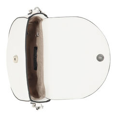 Flap Crossbody Bag,Antique White Wash,large