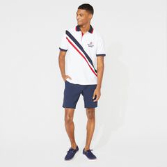 CLASSIC FIT PERFORMANCE NAVTECH SASH POLO,Bright White,large