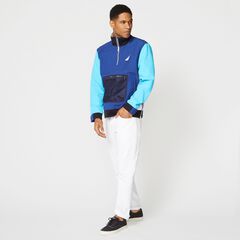 LIGHTWEIGHT COLORBLOCK JACKET,Estate Blue,large