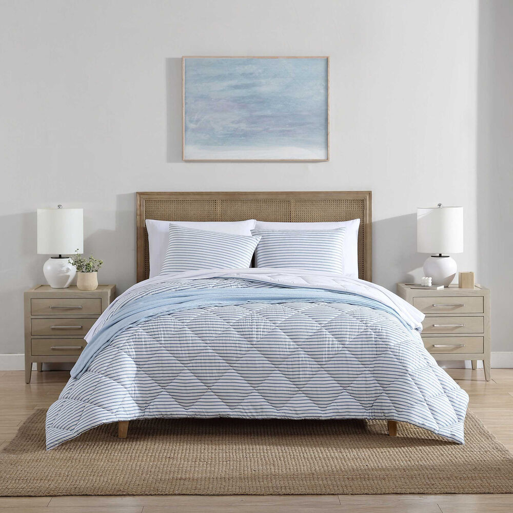 Windsor Blue Twin Comforter & Sham Set,Navy Dusk,large