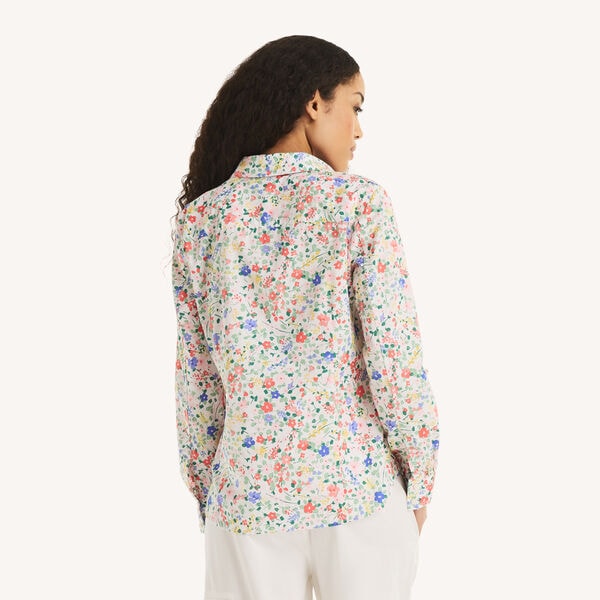 Printed Button-Up Shirt