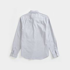 SOLID OXFORD SHIRT,Pewter Grey,large