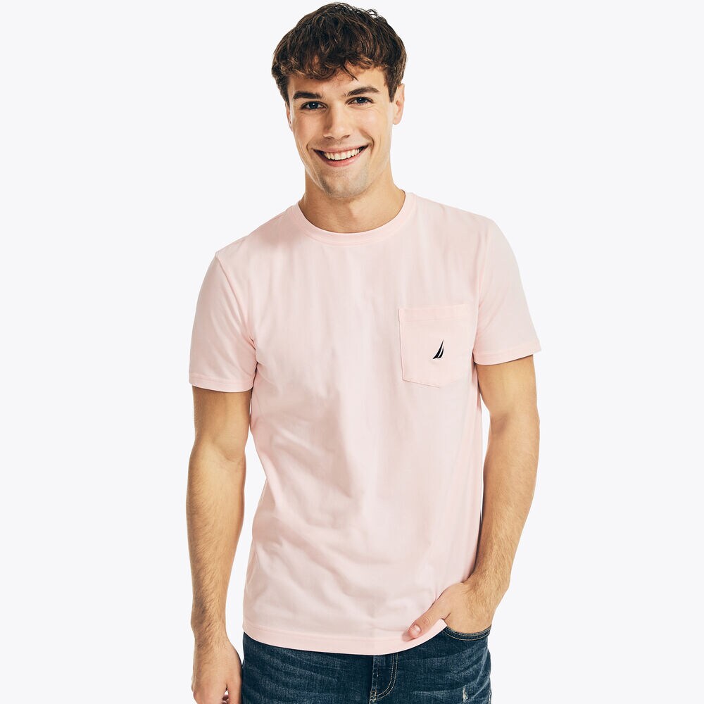 CLASSIC FIT POCKET T-SHIRT,Buoy Red,large