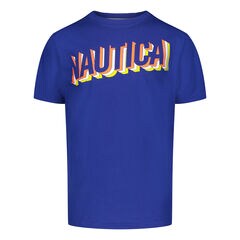 TODDLER BOYS' 3D STACKS LOGO GRAPHIC T-SHIRT (2T-4T),Anchor Blue Heather,large