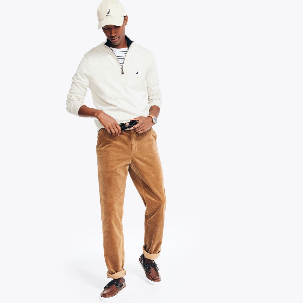 Navtech Quarter-Zip Sweater,Snow White,large