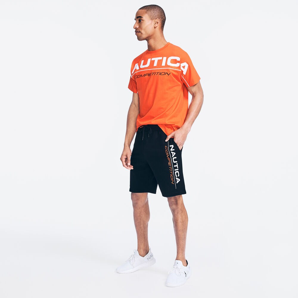 COMPETITION LOGO KNIT SHORT,True Black,large