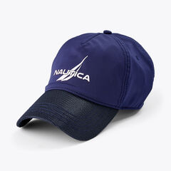 BRAND ICON EMBROIDERED CAP,Navy,large