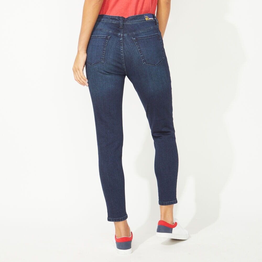 NAUTICA JEANS CO. HIGH-RISE SKINNY DENIM,Workshirt Blue,large