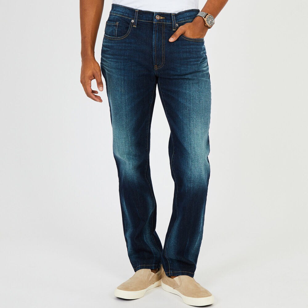 Stretch Twill 5-Pocket Denim Pants,Rolling River Wash,large