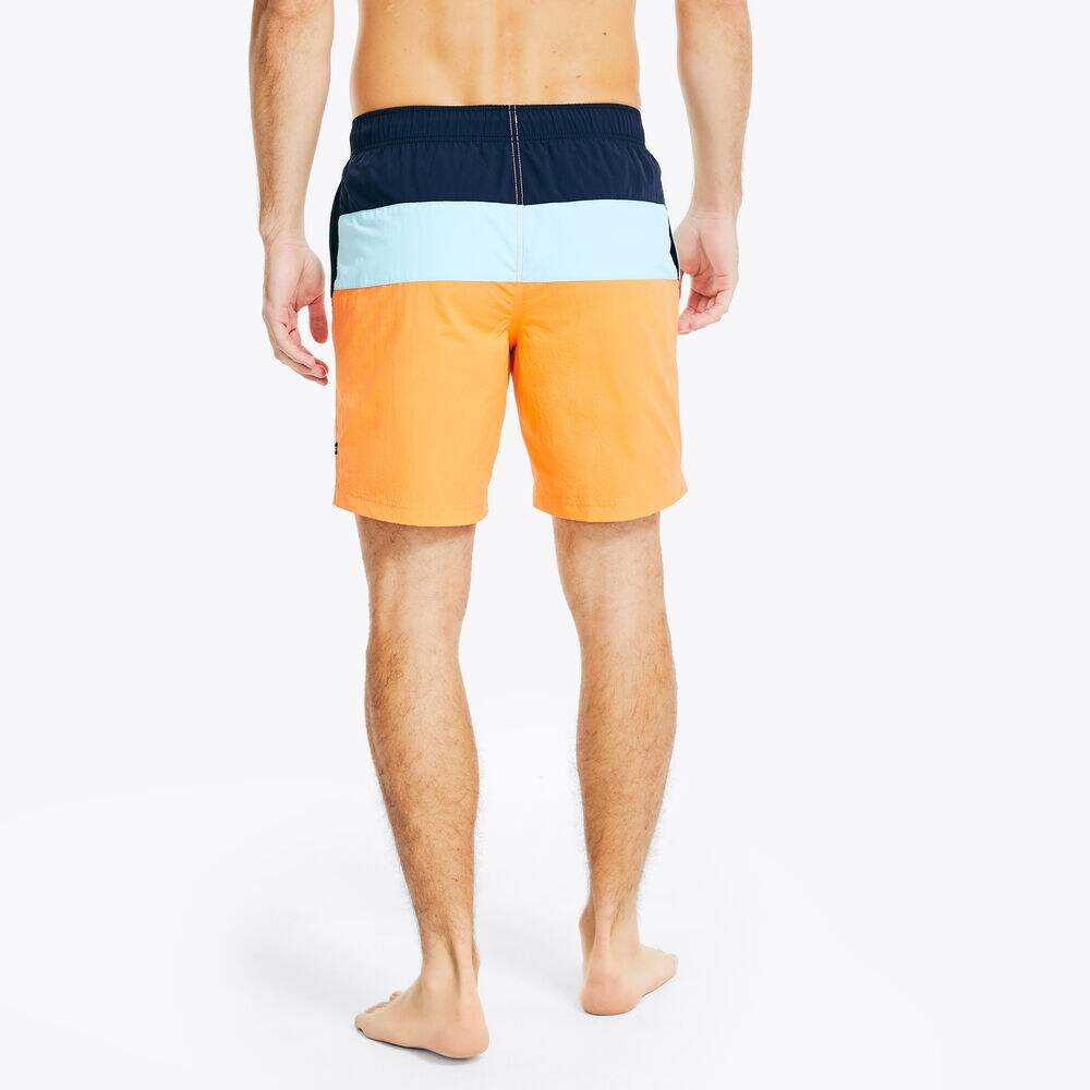 8" TRI-BLOCK QUICK-DRY SWIM,Navy,large