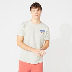 FISH AND CATCH GRAPHIC T-SHIRT,Grey Heather,large