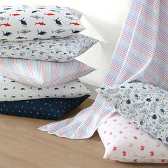 Axton Crab Pink Twin Sheet Set,Lt Pink,large